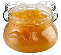 KADAX Lot de 50 petits bocaux à confiture de 300 ml - Bocaux miniatures pour miel et épices - Pots à confiture avec couvercle - Bocaux hermétiques à offrir (sans couvercle)