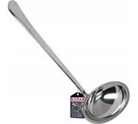 KADAX Louche "Meylan", louche avec poignée confortable, 25,4cm, argent