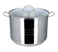 KADAX Marmite Acier avec Couvercle Induction 32cm 18 L