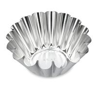 KADAX Moule à gâteau en anneau, moule à gâteau en tôle galvanisée, moule à pâtisserie ondulé haut, moule à génoise pour gâteau en anneau et gâteau au chocolat, moule à couronne (21 cm, argent)