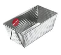 KADAX Moule à Gâteau Rectangulaire en Tôle Étamée, Idéal pour Brioche, Brownie, Cake aux Fruits Confits, Pain de Viande et Terrine (31 x 15.5 cm, Argent)