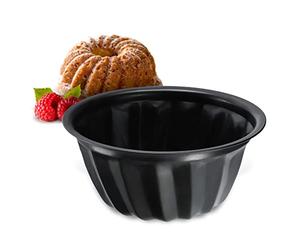 KADAX Moule à kougelkkhap en tôle avec revêtement antiadhésif - 2 tailles différentes - Forme ronde - Répartition uniforme de la chaleur (ø 11,5 cm)