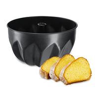 KADAX Moule à kougelkkhapfkkake en tôle avec revêtement anti-adhésif, moule en 2 tailles différentes, moule à gâteau rond, répartition uniforme de la chaleur (ø 16,5 cm avec trou)