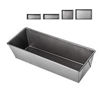 KADAX Moule à Pâtisserie Rectangulaire, Moule avec revêtement anti-adhésif, Moule à Gâteau en Acier, Moule à Pain, Gâteaux, Toasts, Cheesecake (31 x 11,5 x 7,5 cm)