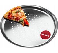 KADAX Moule à pizza, poêle à pizza avec trous, plaque de cuisson en tôle galvanisée