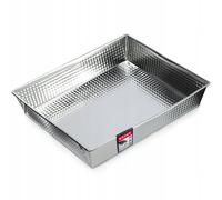KADAX moule rectangulaire "Imperia", Moules à gâteaux, moule à manqué, répartition de la chaleur, 30 cm, argent