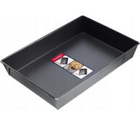 KADAX moule rectangulaire "Imperia", Moules à gâteaux, moule à manqué, répartition de la chaleur, 36 cm, Noir