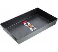 KADAX moule rectangulaire "Imperia", Moules à gâteaux, moule à manqué, Répartition de la chaleur, 40 cm, Noir