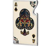 KADAX ouvre-bouteille "Banon", décapsuleur, design carte à jouer, ouvre-bière en acier, croix, crème, 8 cm