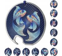 KADAX ouvre-bouteille "Callas", décapsuleur, design zodiaque, ouvre-bière en acier inoxydable, poissons, 7 cm