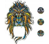 KADAX ouvre-bouteille "Sigale", décapsuleur, design animal, ouvre-bière en acier, lion, 9 cm