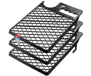 KADAX Paint Grid 30.5 x 23 cm, Reusable Scraper Grid for Paint Bucket and Paint Rollers, Wipe-Off Grid for Removing Excess Paint (Black, Lot de 5)
