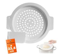 KADAX Passoire à spätzle Ø 22,5 cm avec grattoir, râpe à spätzle en plastique pour la fabrication facile de spätzle et boutons faits maison, râpe à spätzle pour casseroles, presse à spätzle