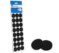 KADAX Patins universels en feutre pour la protection des sols, patins de meubles autocollants en feutre, patins de chaise avec adhérence idéale, patins en feutre souple pour pieds de meubles (rond,