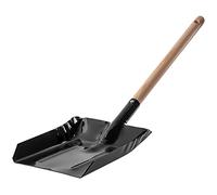 KADAX Pelle à Cendres en Métal avec Poignée en Bois - Pelle à Charbon pour Four et Cheminée (Grand)