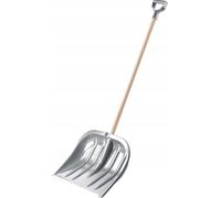 KADAX Pelle à neige "Embiane", pelle à neige sans manche avec bord en tôle et poignée ergonomique, argent, 49 cm