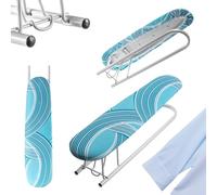 KADAX Petite Table à Repasser pour Manches, Mini Planche à Repasser avec Support Pliable et Housse Amovible, Parfaite pour Un Repassage Précis et Efficace