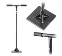 KADAX pilon à béton, 8 kg, plaque large pour compacter sol, gravier et sable, pilon manuel T