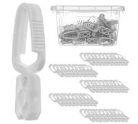 KADAX Pinces à linge Pinces à linge Grenouilles à linge 50 pièces + récipient