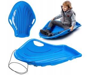 KADAX Poporutscher 94x69x19cm Bob Traîneau pour Enfants et Adultes Bleu