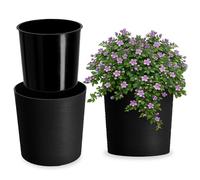 KADAX Pot Fleur 30cm Cache-Pot | avec Insert Drainage | Jardiniere Vase Plantes | Interieur Exterieur | Resistant Elegant