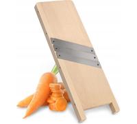 KADAX Râpe à choux en bois, râpe à légumes avec lames tranchantes en acier inoxydable, râpe à oignons, râpe à choux
