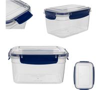 KADAX Récipient alimentaire rectangulaire 1,4 l bleu avec couvercle