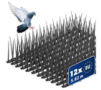 KADAX Répulsif pour oiseaux en plastique, pics anti-pigeons, protection contre les oiseaux pour balcon, fenêtre, toit, jardin, répulsif pour oiseaux pour éloigner les oiseaux, protection contre les