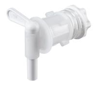 KADAX Robinet de vidange pour seau de fermentation, robinet de vidange avec joint et contre-écrou, robinet de vidange en plastique, robinet pour cuve de fermentation, robinet pour bière et vin