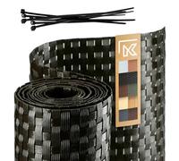 KADAX Ruban de clôture en technorotin, 19 x 255 cm, 10 Couleurs, Bandes d'écran, Rouleau d'écran, Protection Contre Le Vent pour Balcon, terrasse, Tapis de clôture résistant aux intempéries (Vert)