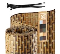 KADAX Ruban de clôture pour panneaux de clôture 19 cm 2,55 m Couverture de clôture en sable