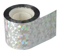 KADAX Ruban de répulsif anti-oiseaux - 50 m - Ruban hologramme - Bande réfléchissante - Pour dissuader les oiseaux - Répulsif contre les oiseaux - 4,8 cm - Argenté