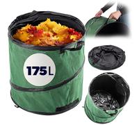 KADAX Sac à déchets de jardin, pliable, 175 l, pour déchets de jardin, pop-up, avec poignées de transport, pour le jardinage, les feuilles