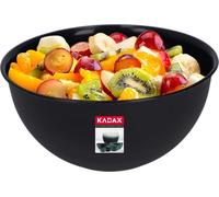 KADAX saladier en plastique "Musano", saladier de cuisine, saladier rond pour la cuisine, anthracite, 0.5L