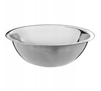 KADAX saladier rond en inox "Fjus", Saladier à bord haut, Argent, 20 cm, 1 pièce