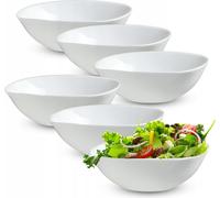 KADAX Saladiers 'Bleia", Blanc Saladier, 16,5 cm, Set de 3 saladiers, Servir des plats