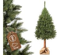 KADAX Sapin de Noël artificiel de 160 cm en plastique PVC, épicéa avec tronc, Ø env. 70 cm Arbre avec 25 branches et 9 couronnes d'arbres, Sapin, arbre décoratif de Noël (chapeau d'elfe 160 cm)
