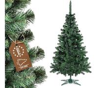 KADAX Sapin de Noël artificiel en film PVC - Réaliste - 155 à 220 cm - Avec support en plastique solide et durable - Motif elfe de Noël - 220 cm v2