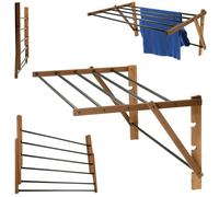 KADAX Séchoir Pliable, Entièrement assemblé, Séchoir debout extensible, Séchoir à linge à accordéon, Séchoir à linge à tour pliante (85 x 39,5 cm)