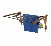 KADAX Séchoir pliable - Séchoir sur pied extensible - Séchoir à linge en accordéon - Séchoir tour pliable (53 x 85 cm, mur)