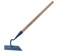 KADAX Serfouette de Jardin en métal avec Manche en Bois - Serpilličre pour ameublir, aérer et désherber Le Sol - (Largeur : 16 cm, Forme trapézoďdale)