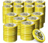 KADAX Set de couvercles de bocaux en métal "Valsta", avec 4 dents d'encliquetage, ruche, 66 mm, 200 pièces