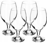 KADAX Set de verres à bière "Forio", verre à bière en verre, verre à bière, transparent, 400 ml, 4 pièces