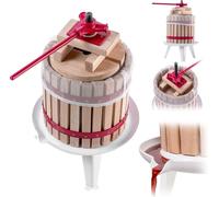 KADAX Soft Fruit Press Centrifugeuse Squeezer Liqueurs de vin 12L + sac
