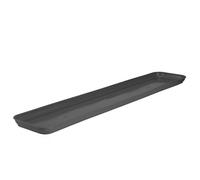 KADAX Soucoupe de 80 cm, pour jardinière Evron, rectangulaire, en plastique, pour jardinière de balcon, dessous de plantes, anthracite