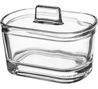 KADAX sucrier "Riano", sucriers & saupoudreurs de sucre, bol à sucre en verre, bol à sucre avec couvercle ergonomique, récipient en verre transparent pour le sucre,