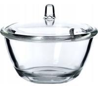 KADAX sucrier "Tensa", sucriers & saupoudreurs de sucre, bol à sucre en verre avec couvercle ergonomique, récipient en verre transparent pour le sucre, 275ml