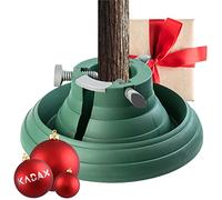 KADAX Support pour Arbre de Noël avec réservoir d'eau, Support pour Arbre de Noël Stable en Plastique Robuste pour Arbres, Support pour Arbre de Noël Moderne (Hauteur de l'arbre jusqu'à 2,5 m)