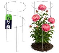 KADAX Support pour plantes vivaces - Hauteur 90 cm - En acier revêtu par pulvérisation - Support pour hortensias - Support pour plantes vivaces