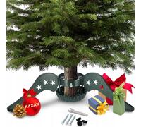 KADAX Support pour sapin de Noël en acier, support pour arbre, support stable pour sapin de Noël avec réservoir d'eau